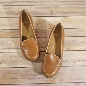 Dansko Loafers Tan Size 8/38 Leather Slip On
